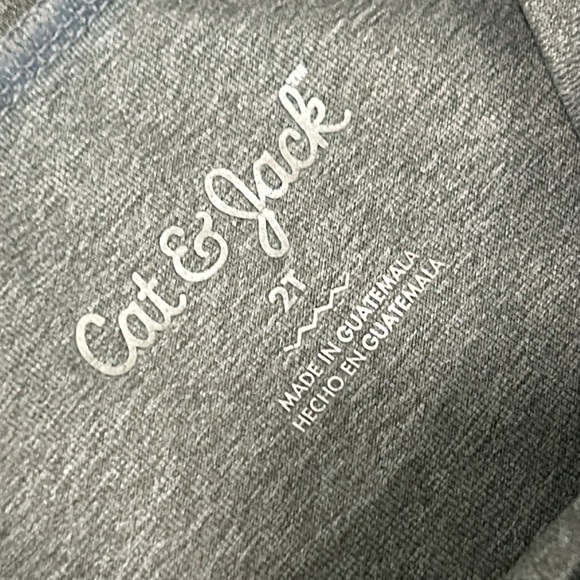 Kids Gray T-Shirt with Palm Print - Picture 4 of 6